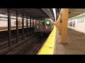 r46 r68 and r68a g trains at broadway and flushing ave