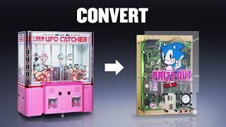 SEGA　NEW UFO CATCHER - I made SONIC MUSIC PLAYER by CONVERT GamePCB -