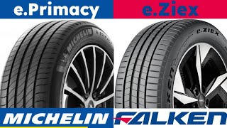 Michelin e.Primacy vs Falken e.Ziex : EV Tire Battle !