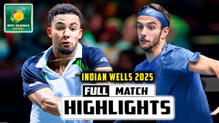 Arthur Fils Vs Lorenzo Musetti Round-3 Highlights - Indian Wells 2025