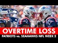 INSTANT REACTION! Patriots vs. Seahawks NFL Week 2 Game Ft. Antonio Gibson, Jacoby Brissett