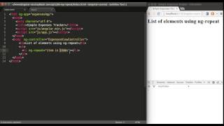 How to Repeat Elements in AngularJS with the ng-repeat Directive, Angular Tutorial