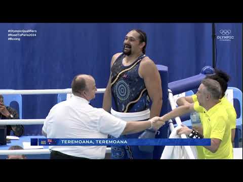 Teremoana Junior (AUS) Vs. Elijah Mercury-Leafa (SAM) Pacific Games ...