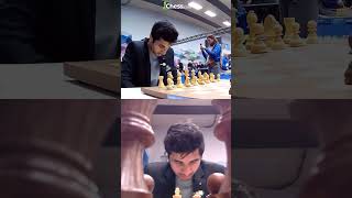 Vidit Gujrathi Meditates As The Clock Runs Down! #chess #shorts