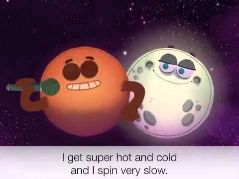 The Solar System Song Storybots Moon Song Lyrics