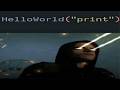 Hello World in Python but it's ADVANCED level