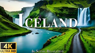 Iceland in 4K - Scenic Relaxation Flim With Calming Music