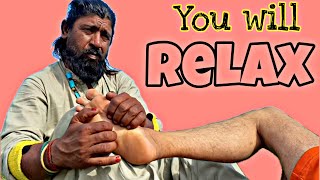 ASMR | full body oily massage by baba bengali | you will relax and sleep 😴 | full body relaxation
