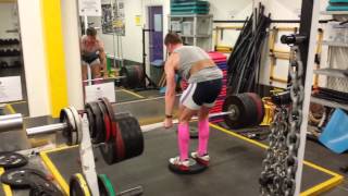 260kg deficit deadlift