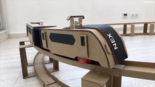 Amazing Cardboard train model easy