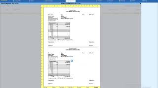 Print Cash and cheque deposit slip from Tally Prime