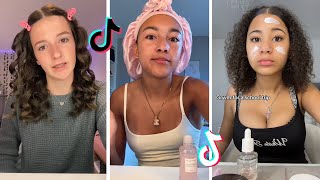 Makeup Tutorial Tiktok Compilation - GRWM ( Get Ready With Me ) ❤️(Skincare, Makeup, Outfits) 1487🥰