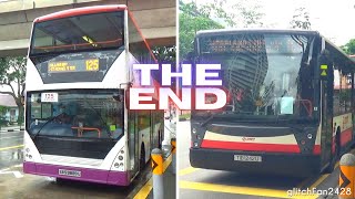 [SBST/SMRT] (Retired) THE END - Last Services of Final 2 Non Wheelchair Accessible Public Bus Models