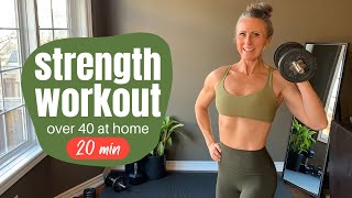 All standing STRENGTH WORKOUT with dumbbells 20min FB13