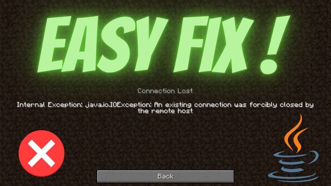 Minecraft Java Exception Error Let S Fix That Before It Crashes Your