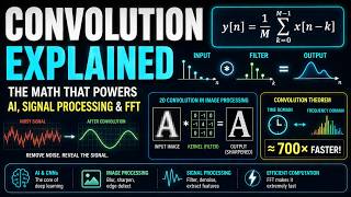 Convolution Explained: The Math That Powers AI, Signal Processing & FFT