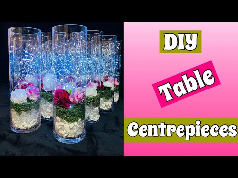 Diy Table Centrepieces Tutorial Youtube
