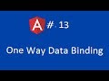 Angular 2 | Tutorial 12 | One way data binding | Part 1 | TutorialsPoint
