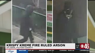 Historic midtown Atlanta Krispy Kreme fire ruled as arson, investigators say
