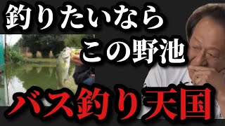 【村田基】ココの野池はバス釣り天国です。なぜこんなにもバスが釣れるのでしょうか【村田基切り抜き】