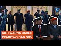 Beda Arti Baret Merah dan Hijau yang Dipakai Prabowo dan SBY Saat Upacara Parade Senja