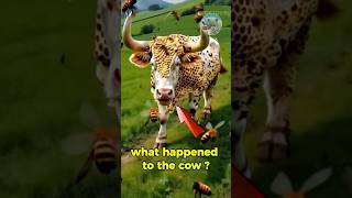 Bee Attacked Cow's Astonishing Escape To Safety Heroic Rescue Mission #animalrescue #shorts