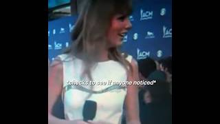 when the interviewer got taylors name wrong 😅