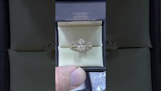 Center Stone 3 ct D VS1 Oval Cost for Natural: $65,000 Cost for Lab Grown: $3,500 #labgrowndiamond