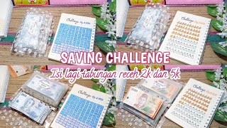 SAVING CHALLENGE | Isi Tabungan 2k Dan 5k || Cara Nabung Mudah Dan Seru