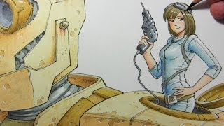 My Illustration Process, PART 2: Adding Color
