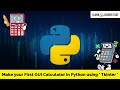 Build a Basic Calculator in Python with Tkinter | Easy GUI Project