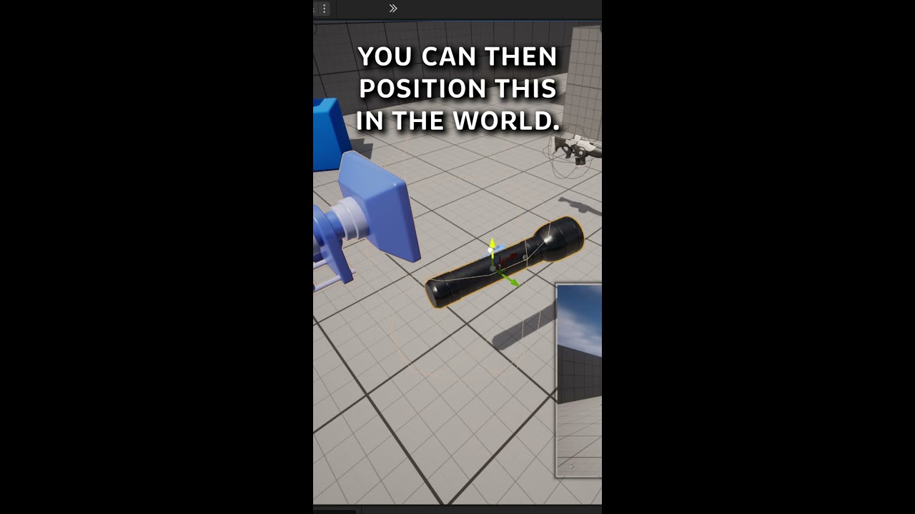 How To Make A Flashlight In Unreal Engine FOR FREE | #shorts #gamedev # ...