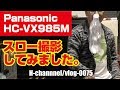 【Panasonic HC-VX985M】スローモーション撮影 vlog0075