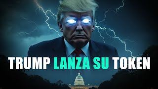 El presidente Trump lanza su token usando la blockchain de Solana