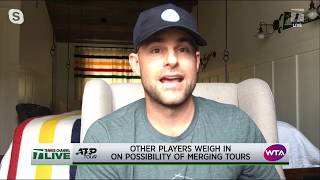 Tennis Channel Live: Roddick's Take on the Proposed ATP-WTA Merger