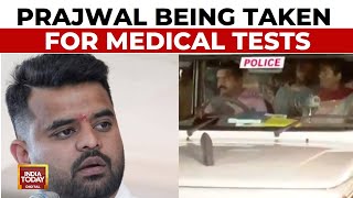 Prajwal Revanna Being Taken For Medical Tests, Massive Security Outside Bengaluru Hospital