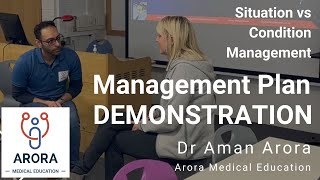 Management Plan Demonstration: SITUATION vs CONDITION | Arora Golden 1st minute of Management