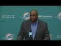 Dolphins Live: Chris Grier meets with the media. Watch NFL Network or Fox for full draft coverage.