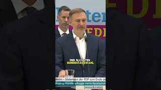 Wird CHRISTIAN LINDNER nochmal FINANZMINSTER!?