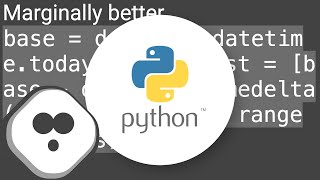 Creating a range of dates in Python