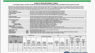 Webinar: Simplified Chapter 105 General Permit Processing