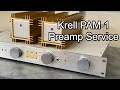 Krell PAM-1 Service - Unique Dual Mono Preamplifier w/ External Power Supplies