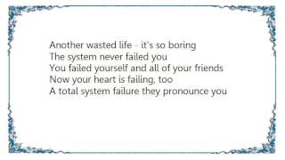Juliana Hatfield - Total System Failure Lyrics
