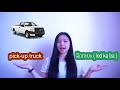 learning lao ep.7 how to say vehicle in lao car bus motobike nickar pnp