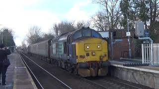 37425 'Concrete Bob' \u0026 37423 'Spirit of the Lakes' both thrashes hard out of Cantley