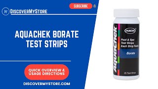 AquaChek Borate Test Strips