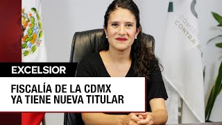 Bertha Alcalde Luján asume la titularidad de la Fiscalía de la CDMX