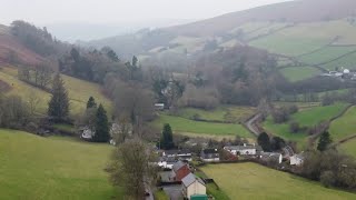 Driving through mid Wales