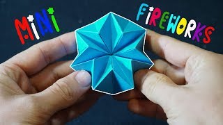 How to Make Mini Origami Fireworks (Transforming Star Spins Forever!)