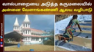 வால்பாறையை அடுத்த கருமலை பகுதியில் பிரசித்தி பெற்ற அன்னை வேளாங்கண்ணி ஆலய வழிபாடு